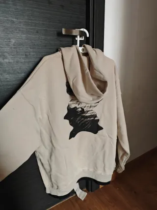 Sudadera Beige XL con Estampado