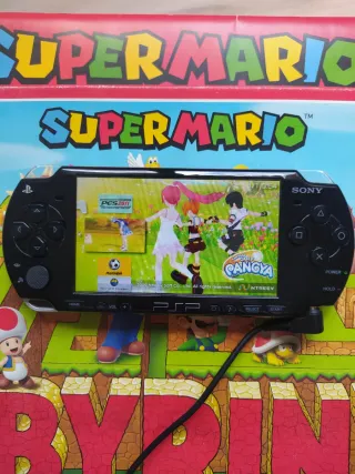 ⭕ Consola Sony PSP Negra + Juegos y accesorios