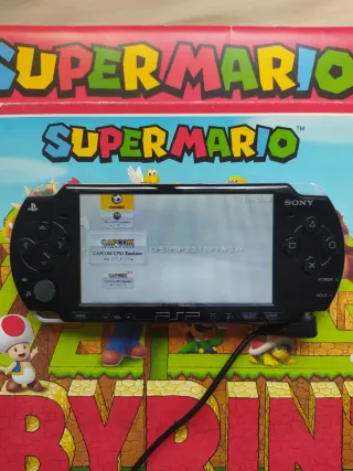 ⭕ Consola Sony PSP Negra + Juegos y accesorios