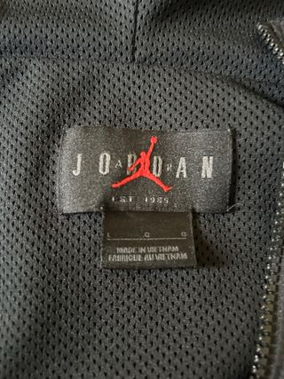 Chaqueta Impermeable Jordan Negra