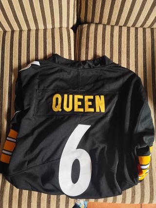 Camiseta negra amarilla talla M rufi