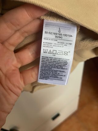 Sudadera Gap Beige Chico