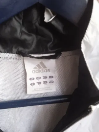 Chaqueta Adidas Blanca y Negra