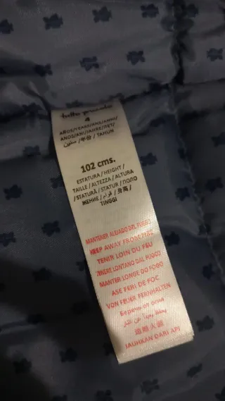 Cappotto bambina/bambino taglia 4 anni