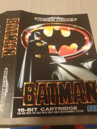 Batman & Street Fighter II Mega Drive Copertine