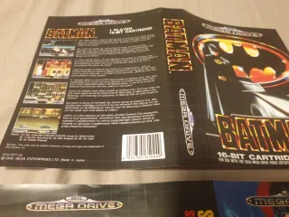 Batman & Street Fighter II Mega Drive Copertine