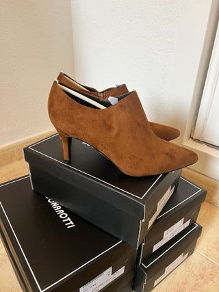 Zapato abotinado color camel N 36, 37, 38, 39 y 40