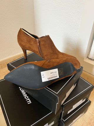 Zapato abotinado color camel N 36, 37, 38, 39 y 40