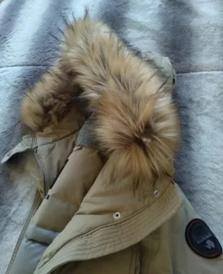 Abrigo Napapijri Mujer Beige/Marrón Nuevo