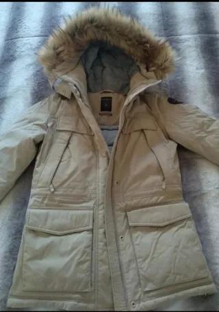 Abrigo Napapijri Mujer Beige/Marrón Nuevo