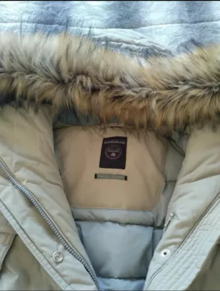 Abrigo Napapijri Mujer Beige/Marrón Nuevo