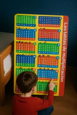 Tablas de Multiplicar Educativas poster