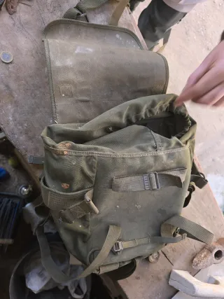 Mochila militar.