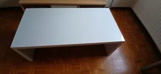 Mesa baja salón blanca 120x60x45