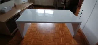 Mesa baja salón blanca 120x60x45