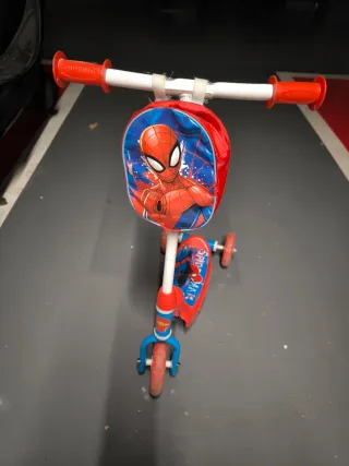Patinete Spiderman 3 Ruedas.