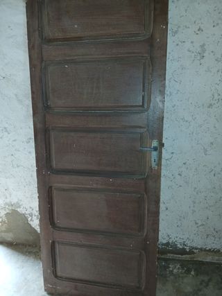 Pareja puertas antiguas madera sanas