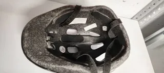 Casco bici infantil azul con dibujos