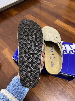 Birkenstock Boston Camoscio Beige Tg 37