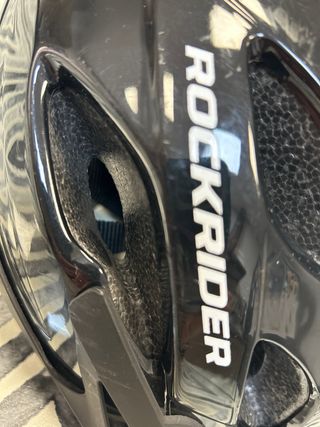 Casco de bicicleta Rockrider negro