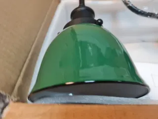 Applique vintage smaltata verde