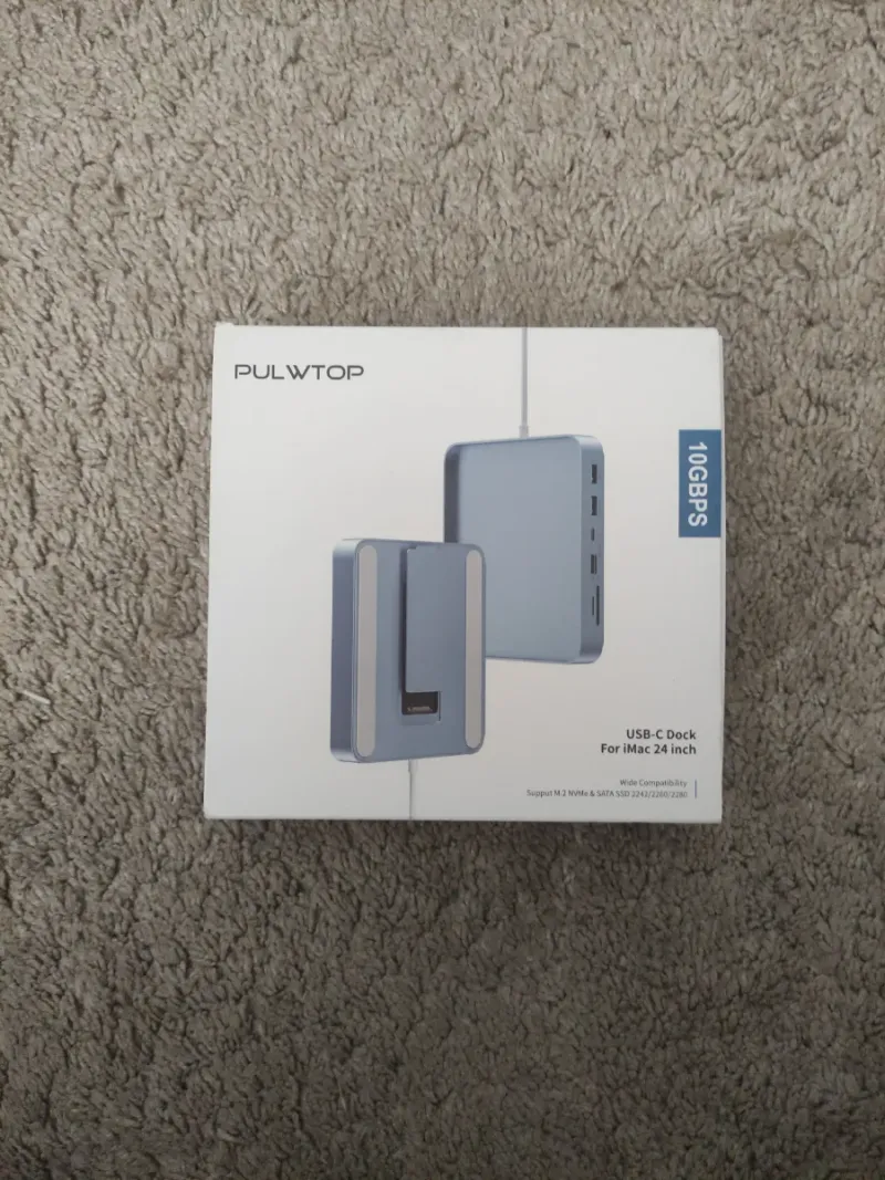 Hub USB-C Dock para iMac 24 10Gbps color siver