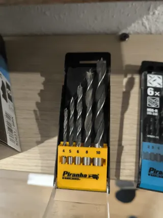 2 Juegos Brocas Piranha Metal/Madera