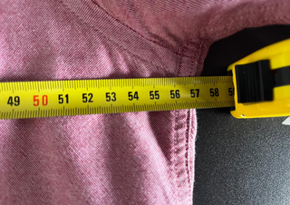 Camisa Zara Man L burdeos algodón