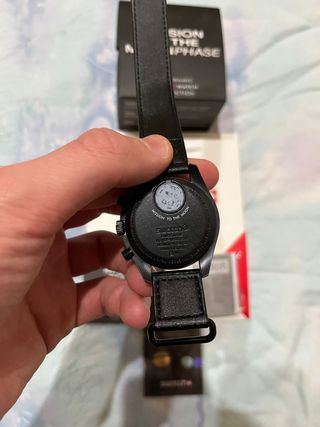 Omega x Swatch Mission to the Moonphase Nero