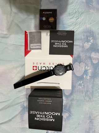 Omega x Swatch Mission to the Moonphase Nero