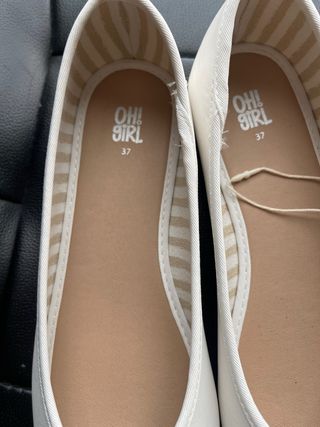 Bailarinas OH! GIRL blancas talla 37