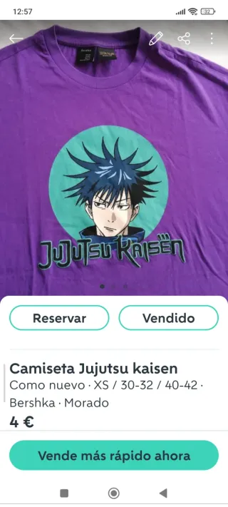 3 Camisetas Manga Talla M
