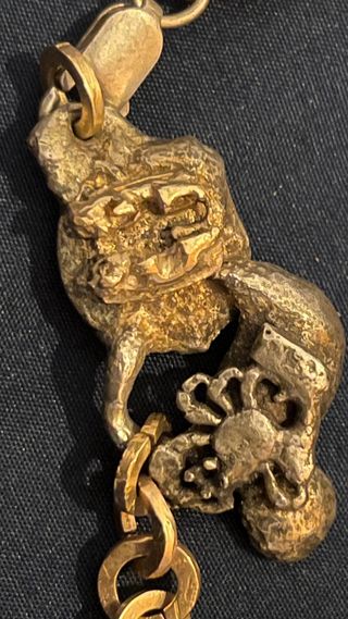 Collana massiccia Argento e Oro Antico