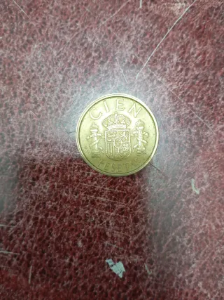 Moneda 100 Pesetas 1988 Carlos I Rey de España