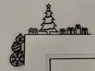 Decoración Navidad Puerta Adorno Árbol Regalos