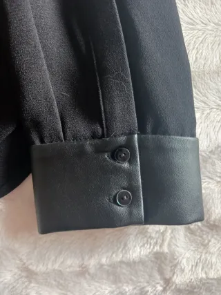 Camisa negra Zara Talla M