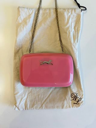Bolso Bimba y Lola Rosa y verde con Cadena