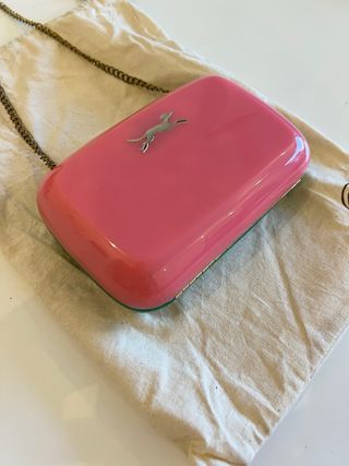 Bolso Bimba y Lola Rosa y verde con Cadena