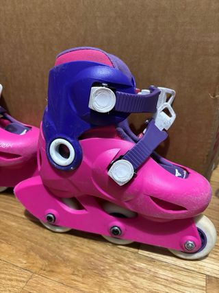 Patines Oxelo Rosas Ajustables Talla 26-28 - Envío