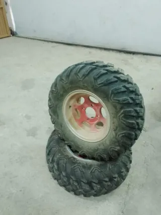 Llantas de aluminio más neumaticos Buggy/Quad (2 u