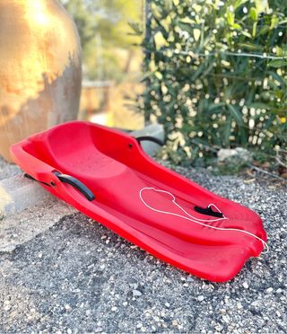 Trineo con frenos. Como nuevo