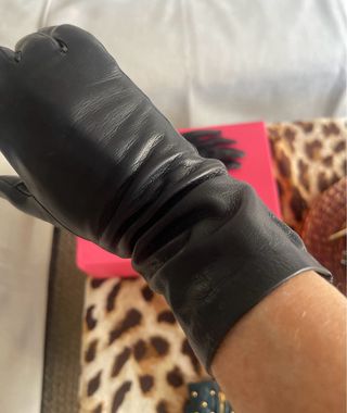 Guantes de piel El Corte Inglés negros