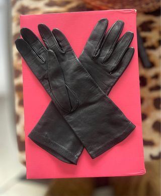 Guantes de piel El Corte Inglés negros