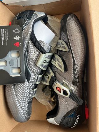 Botas Ciclismo Diadora T.48 (US 13.5) y Look Kéo