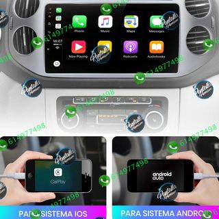 Radio pantalla CARPLAY GPS para Volkswagen Tiguan