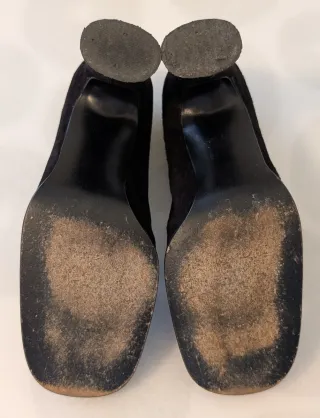 Zapatos Pura López ante color negro talla 38C