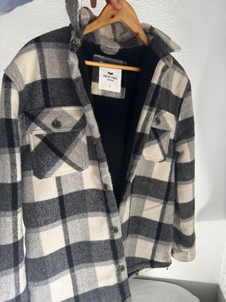 Chaqueta Green Coast a cuadros Talla S