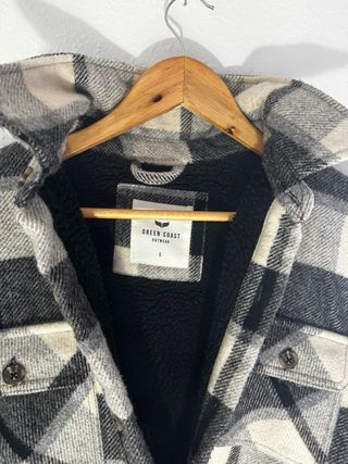 Chaqueta Green Coast a cuadros Talla S