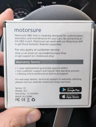 Ferramenta OBD Motorsure