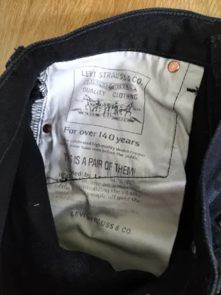 Vaquero negro Levi'S